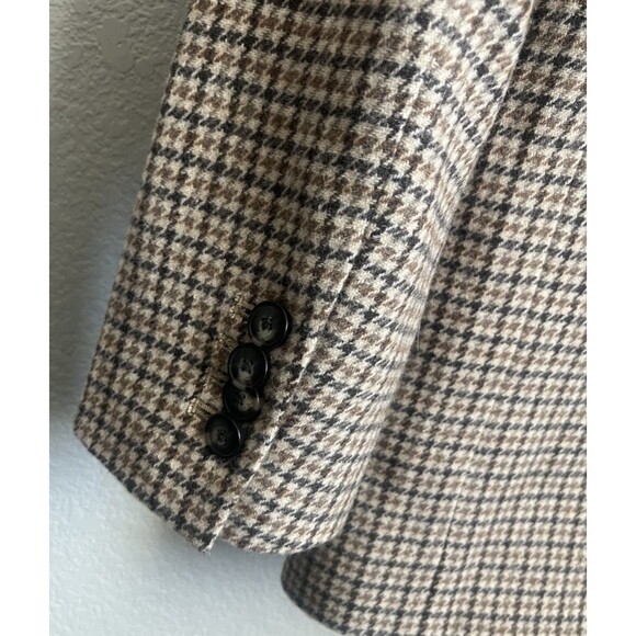 NWT! Everlane Women's 0 The Italian Wool Oversized Blazer - Camel Houndstooth - Picture 10 of 10